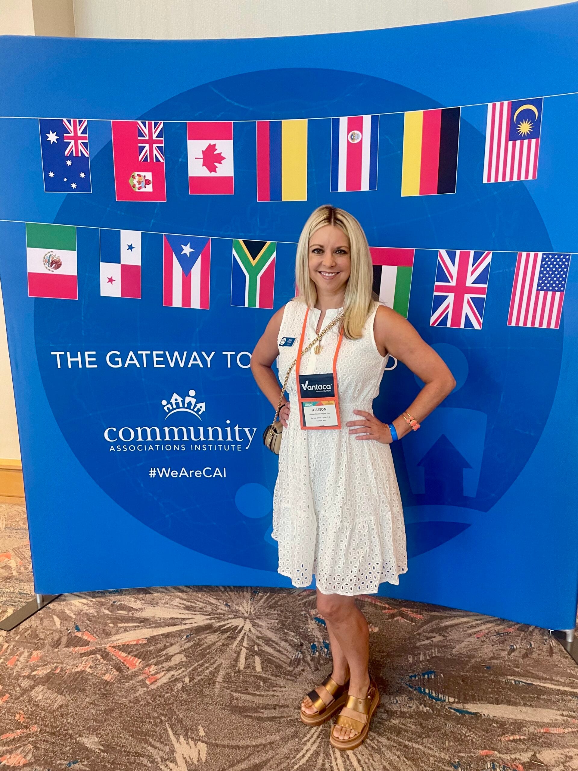 Attorney Peryea, As WSCAI President, Attends CAI National Conference
